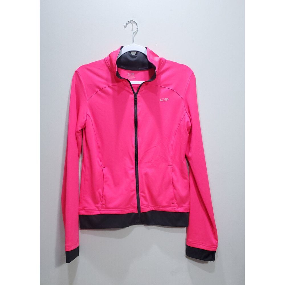 C9 by‎ Champion Sweater Girls Medium Full Zip Fuchsia Pullover Hoodie Cotton Top